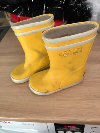 Bottes jaune aigle taille 21