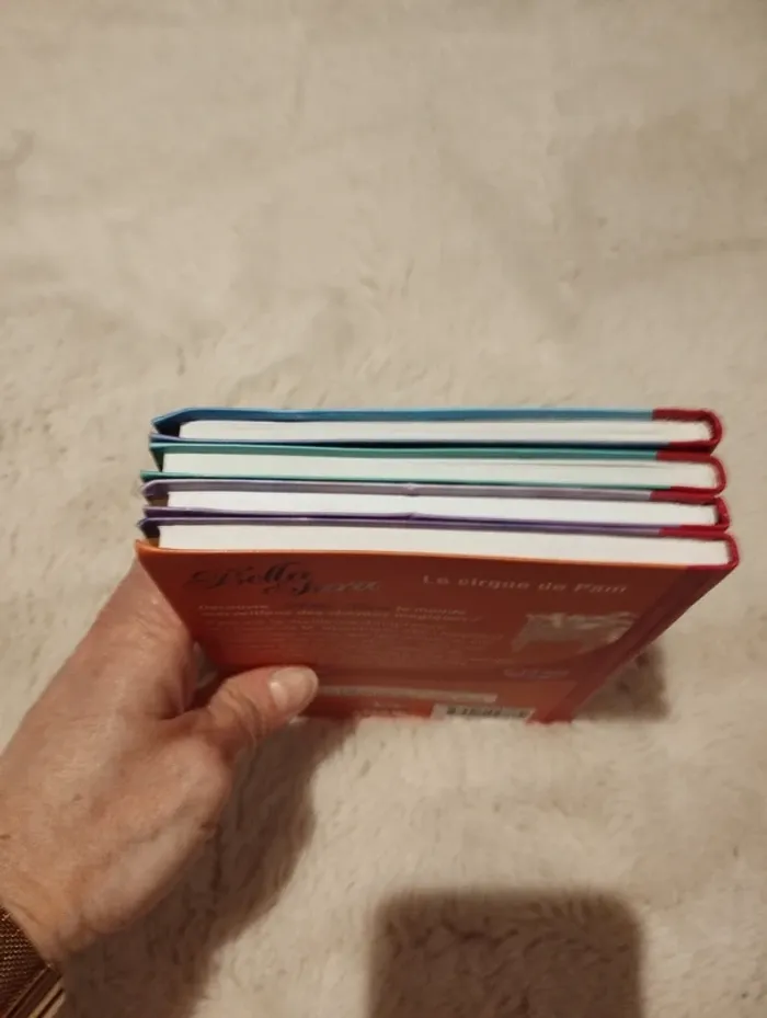 Lot de 4 livres Bella Sarah le monde des chevaux magiques bibliothèque Rose - photo numéro 4