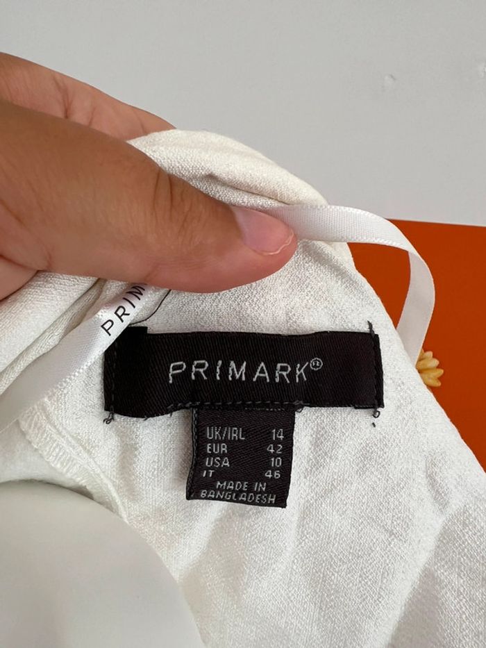 Veste longue sans manches blanche Primark taille 42 - photo numéro 4