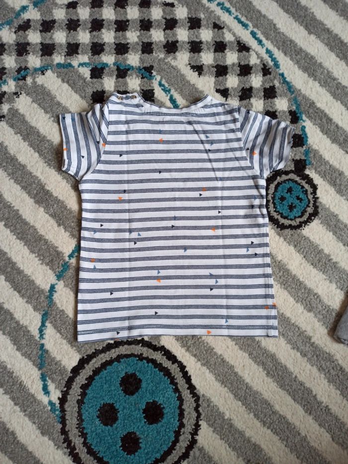 Lot de 2 t-shirts MC - Taille 18 mois - photo numéro 4