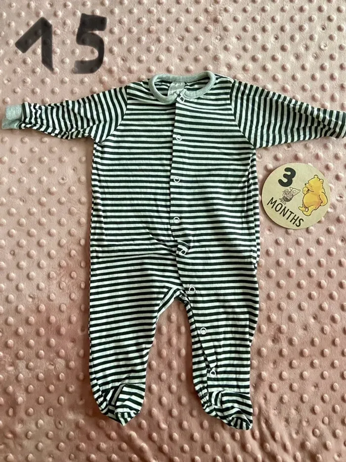 Lot de 15 pyjamas 3 mois - photo numéro 16