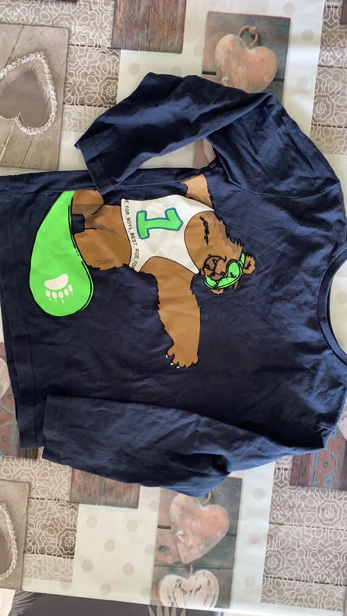 Tee shirt longues manches garçon 6 ans