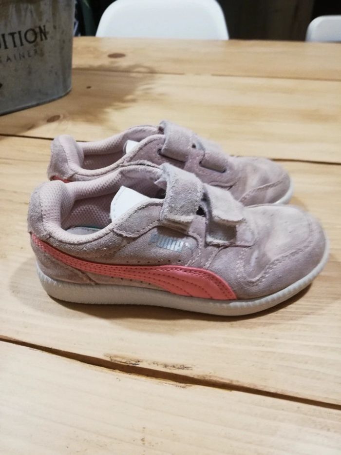 Basket fille puma rose pointure 28 - photo numéro 4