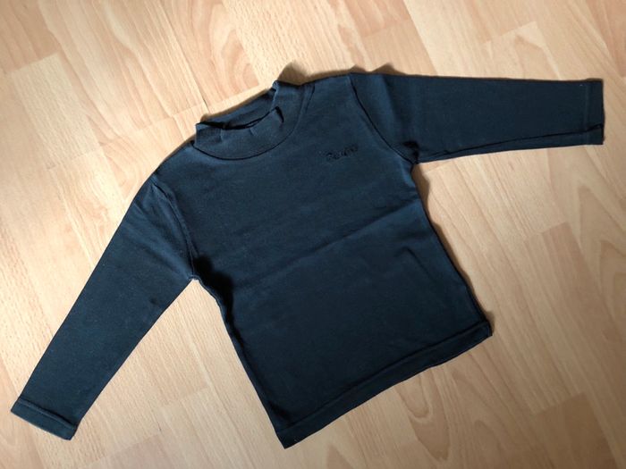 Joli T-shirt/sous-pull noir ML Orchestra T. 2 ans/92 cm garçon