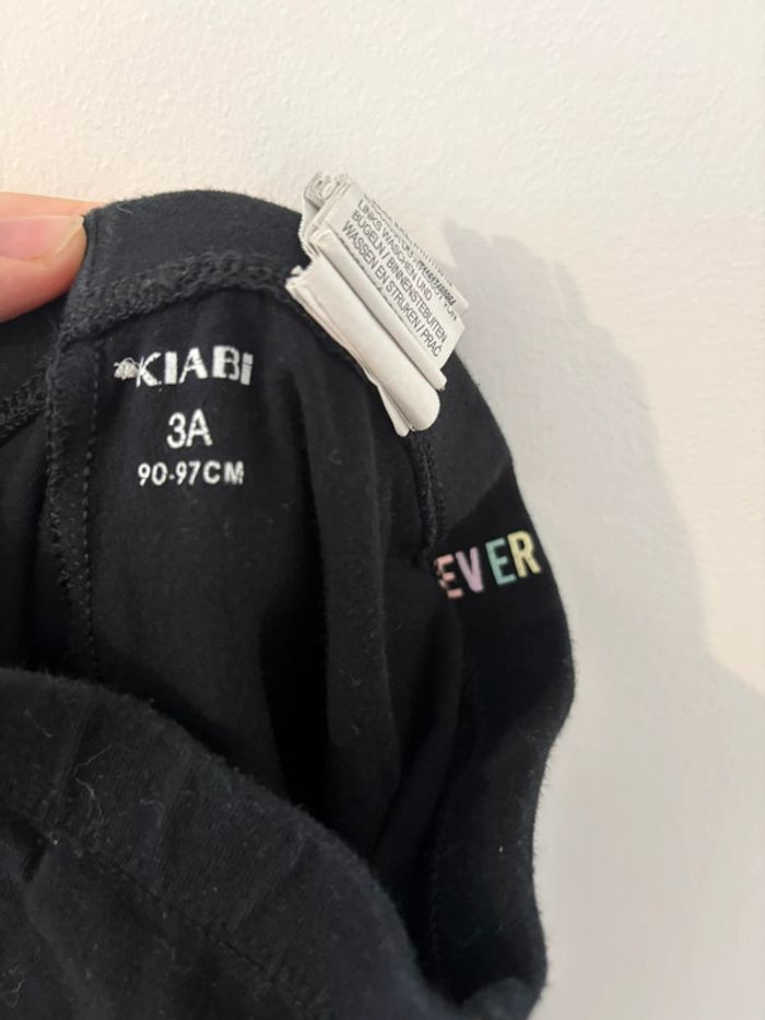 Legging 3/4 noir – Kiabi – Taille 3 ans (90/97 cm) - photo numéro 3