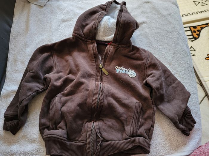 Gilet polaire marron 5 ans garçon