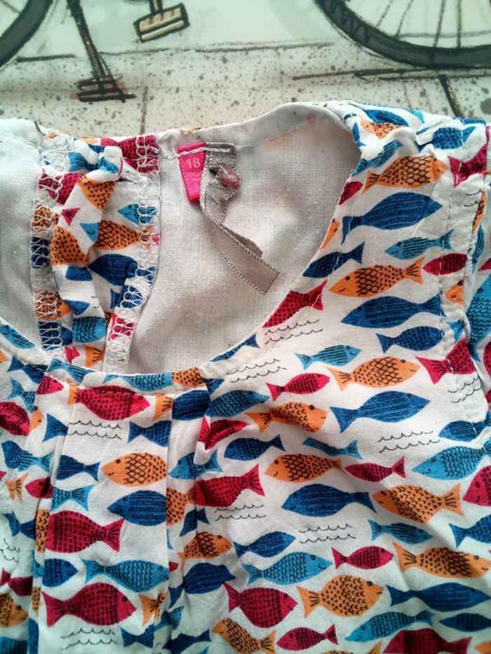 Robe motif petit poisson orchestra - photo numéro 2