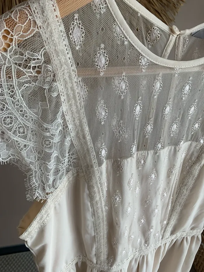 Robe h&m dentelle taille 40 - photo numéro 5