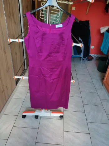 Ensemble robe veste Antonella 40 fushia