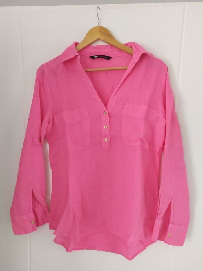 Chemise col V Zara taille 36/38