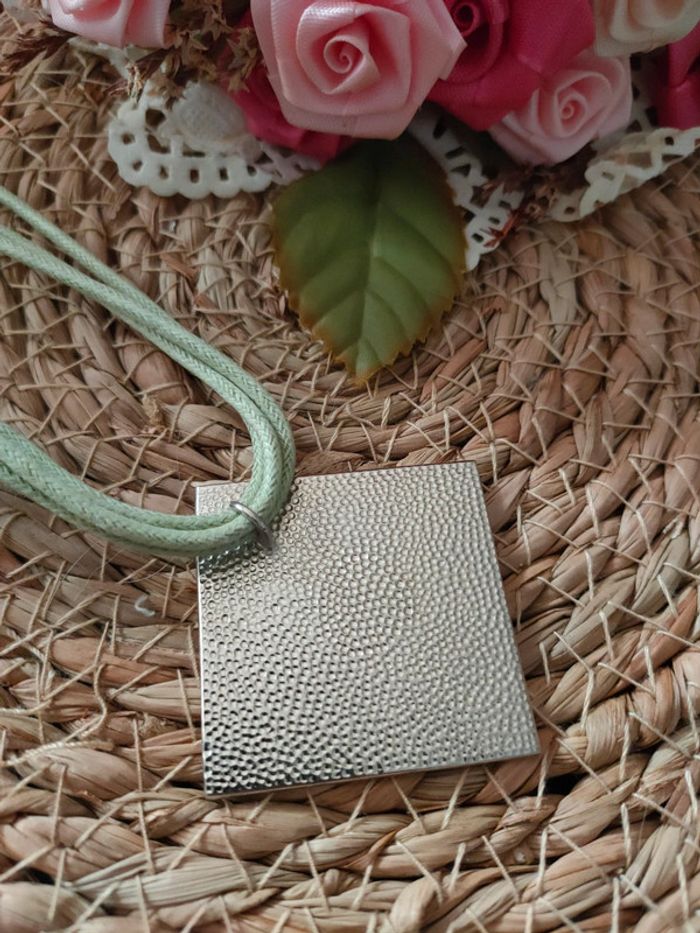 🪴Collier nuance vert et crème pailleté🪴 - photo numéro 3