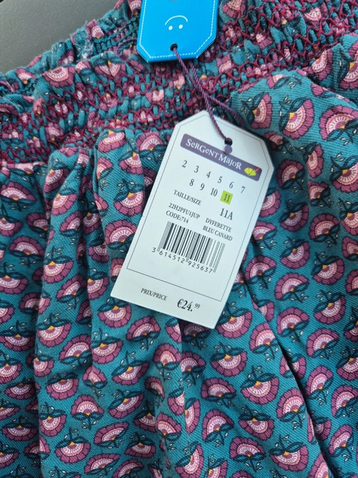 Jupe sergent major fleurs 11 ans - photo numéro 2