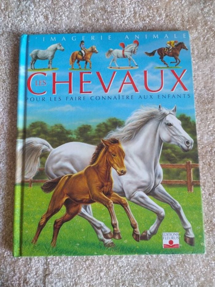 Livre imagier Chevaux