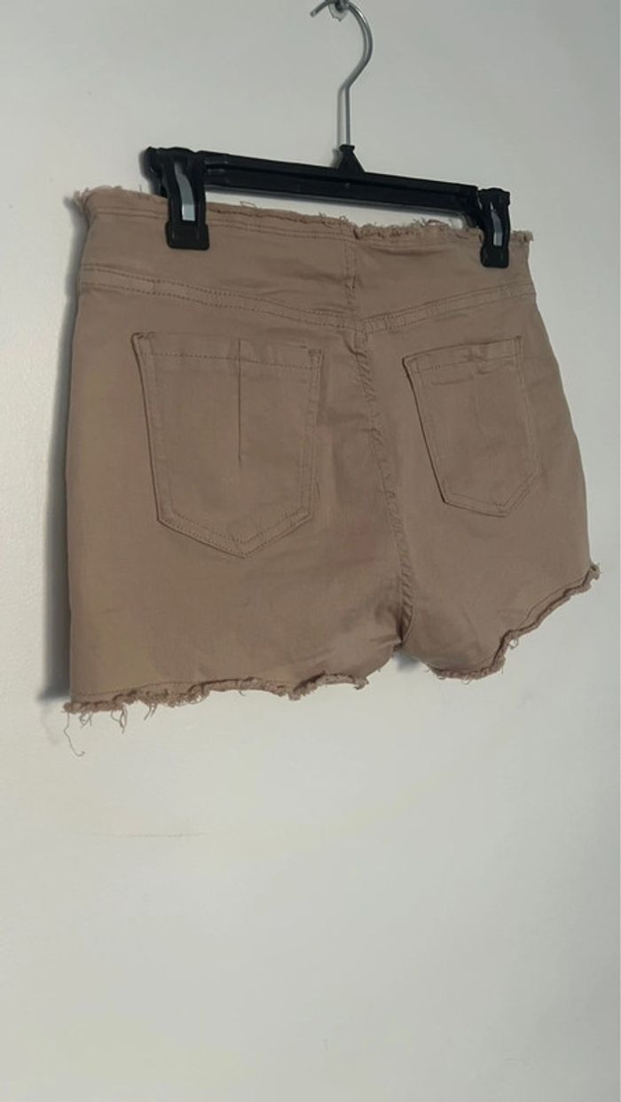 Short en jean beige en parfait état taille 38 marque daysie - photo numéro 10