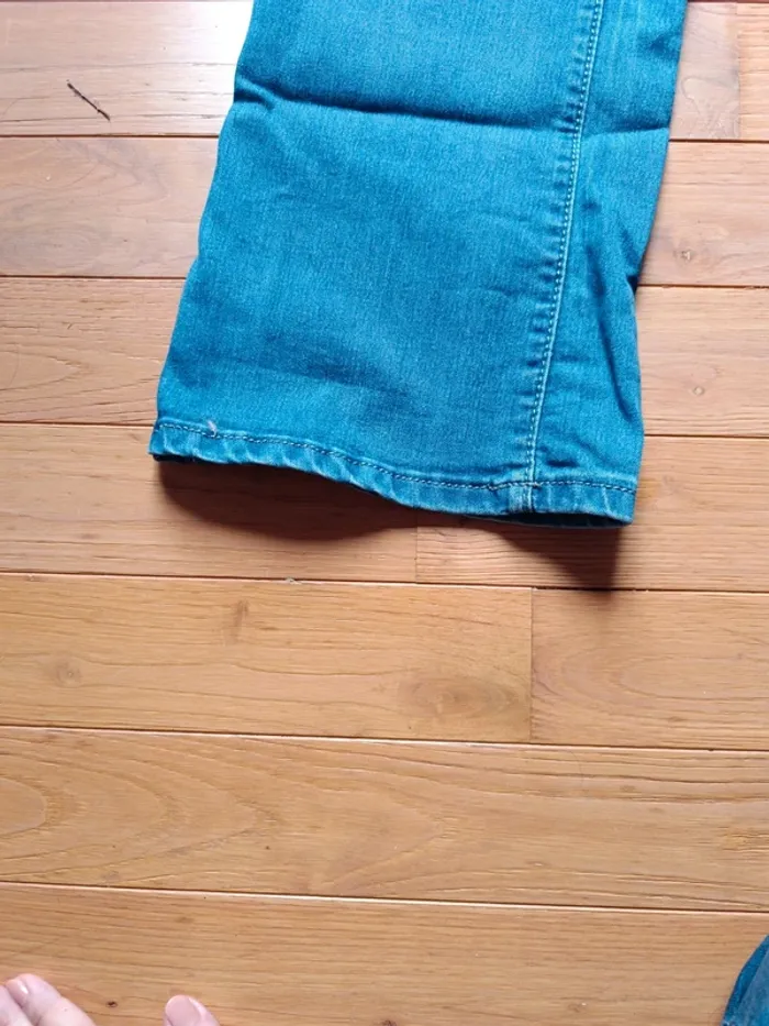 Jean évasé effet délavé – patte d’éléphant, taille 40 - photo numéro 3