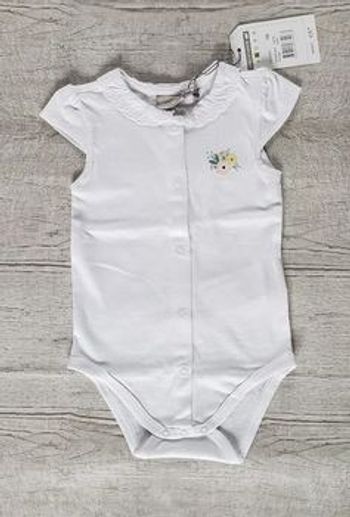 Body Sergent major fille 9 mois blanc cajuju