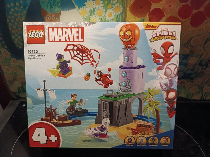 Lego Marvel 10790 l'équipe spidey au phare du bouffon Vert