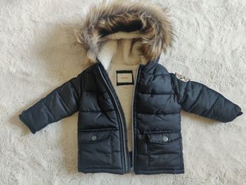 Doudoune à capuche fourrure