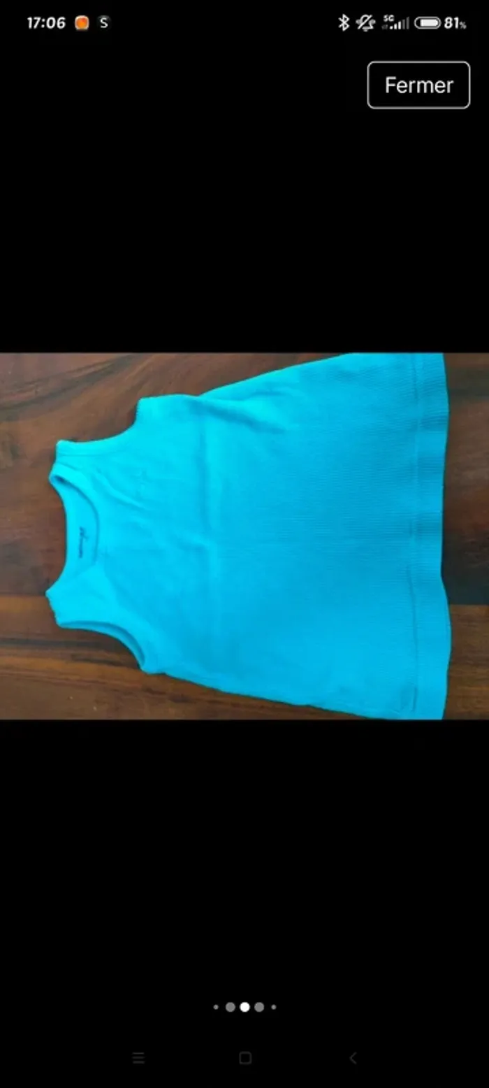 Lot 7 débardeurs, t-shirts sans manches - photo numéro 6