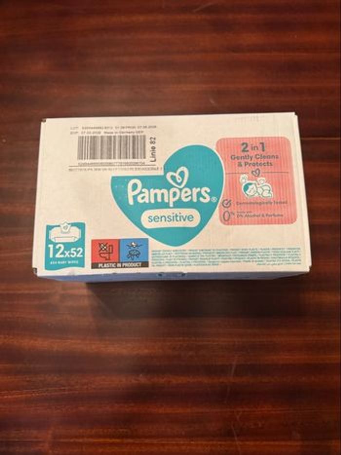Lingettes Pampers Sensitive