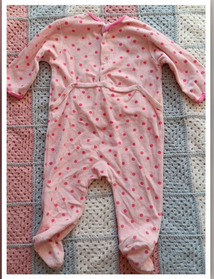 Pyjama velours 9 mois - photo numéro 3