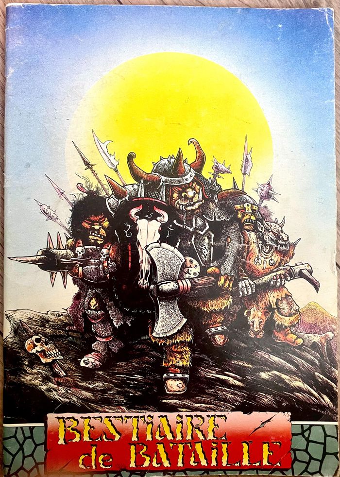 Livre Warhammer battle livre 3 Bestiaire de Bataille
