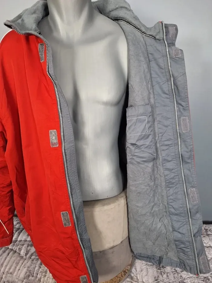 Blouson vintage nike homme rouge taille 2XL brodé (254) - photo numéro 10