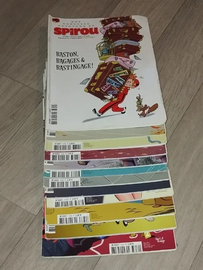 Lot de 12 magazines SPIROU année 2010 L003 - photo numéro 3