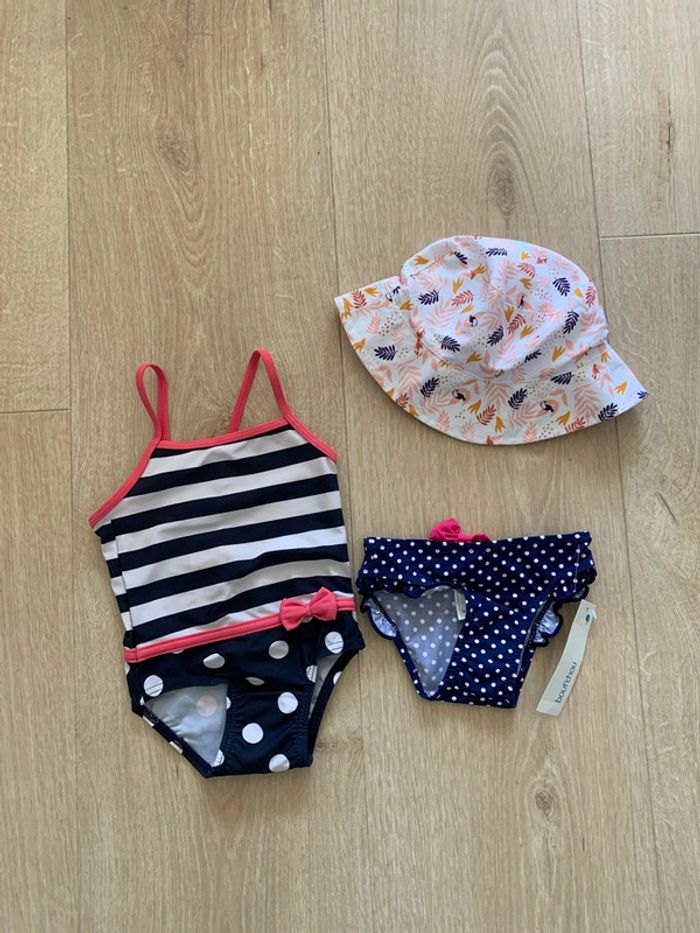 Lot plage bébé fille 12 mois