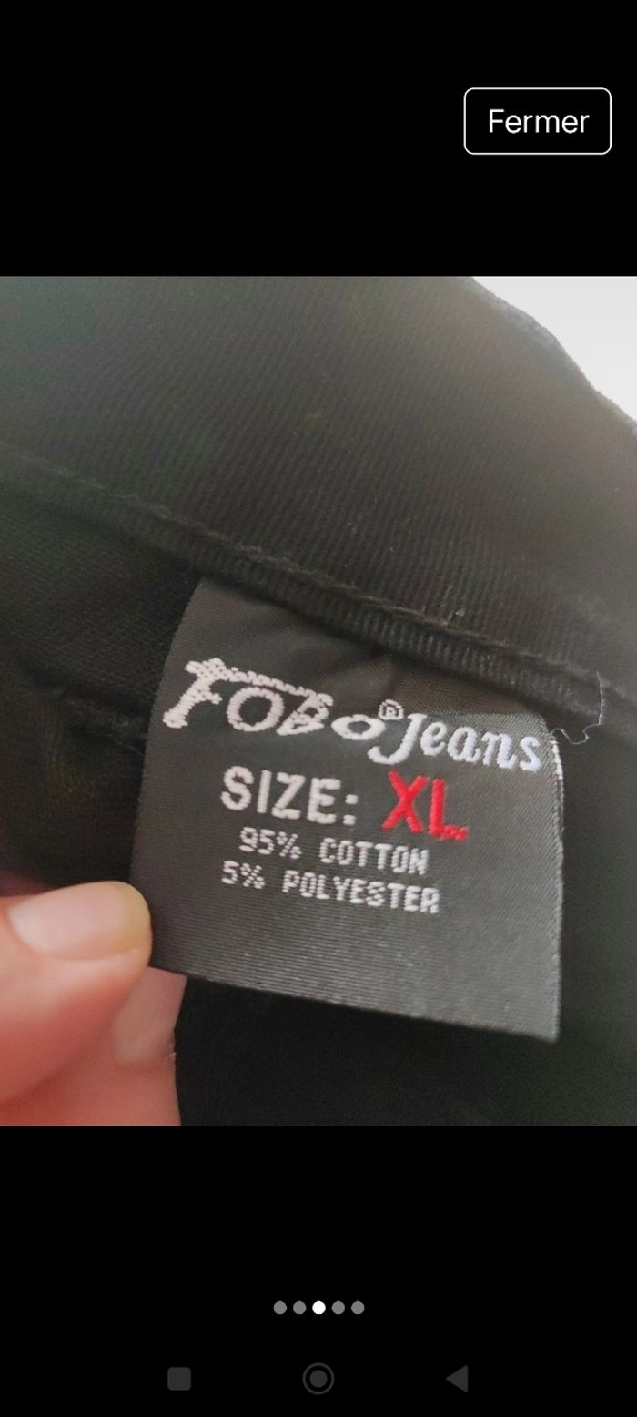Jupe en jean souple noir intense txl Tobi jeans - photo numéro 3