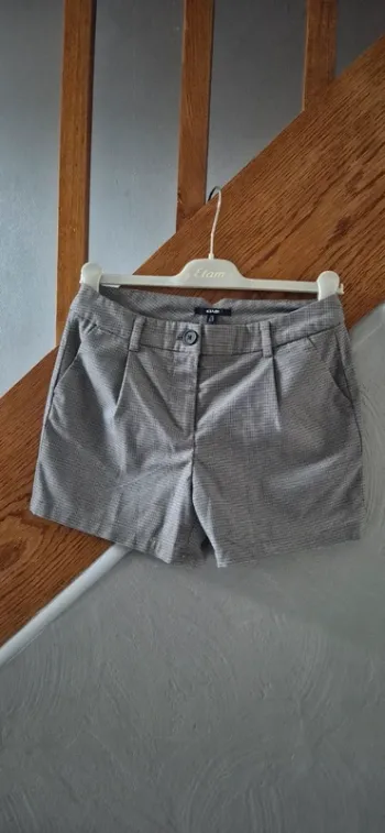 Short à carreaux