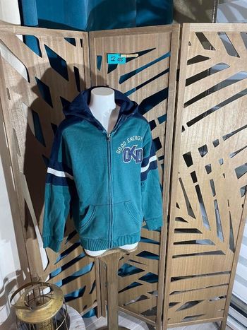 Gilet Sweat sport  garçon 12 ans
