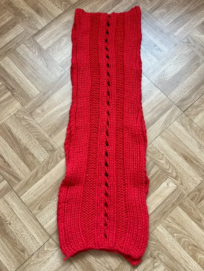 Écharpe rouge 140x22cm Promod
