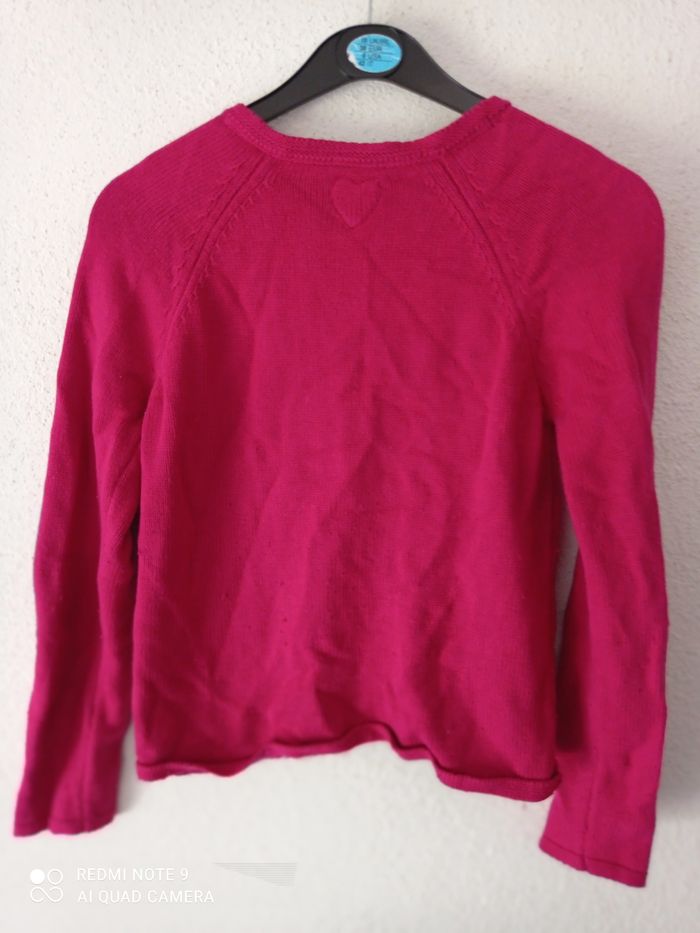 Veste rose maille - photo numéro 2