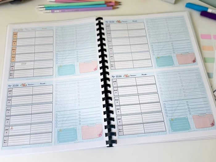 Cahier de bord / de classe 2025 2026 Enseignant 164 pages - photo numéro 6