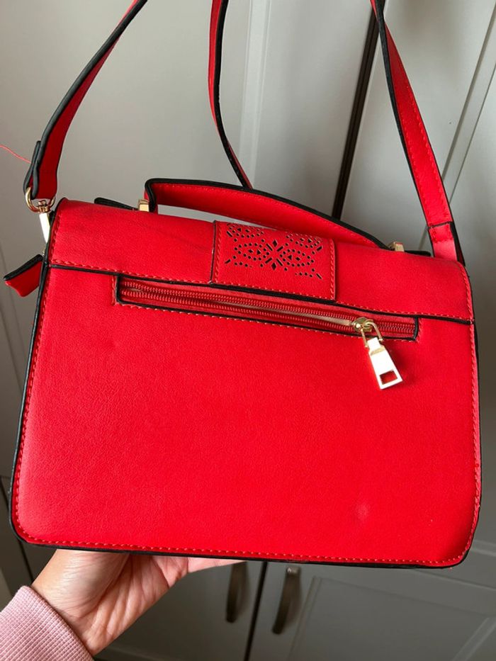 Sac bandoulière rouge - photo numéro 4