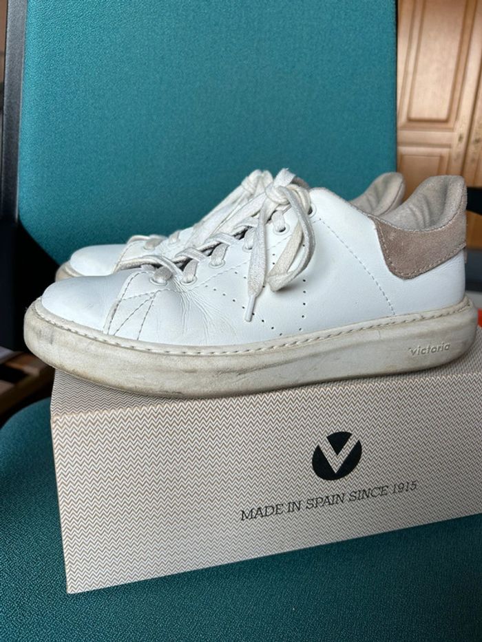 Baskets basses nude Victoria shoes - photo numéro 4