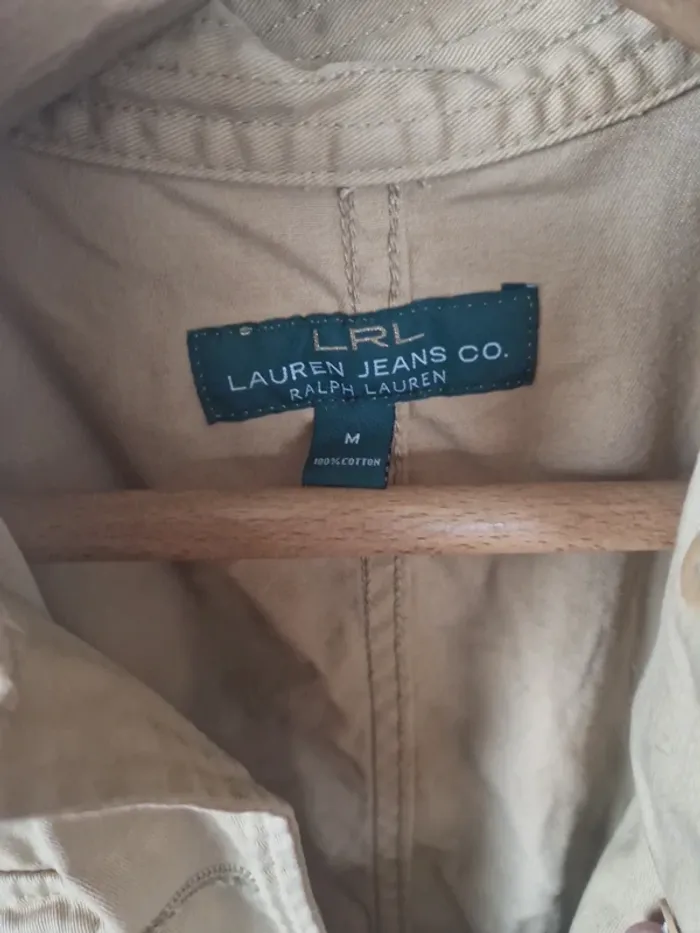 Trench ralph lauren taille m bon etat 100 %coton - photo numéro 3
