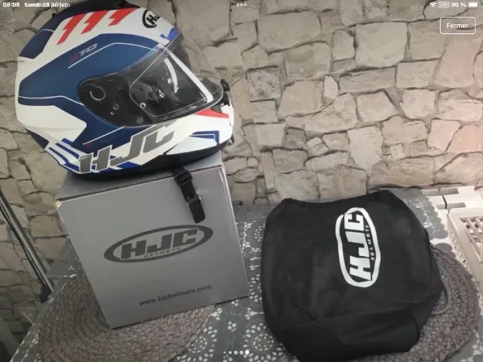 Casque hjc c70 comme neuf - photo numéro 10