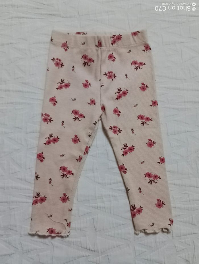 Dopodopo baby legging fleur côtelé