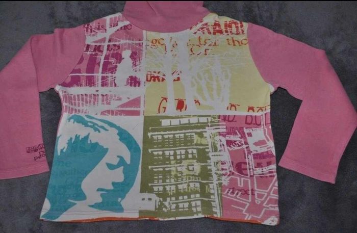 T shirt ml col montant Okaïdi 5 ans fille - photo numéro 2