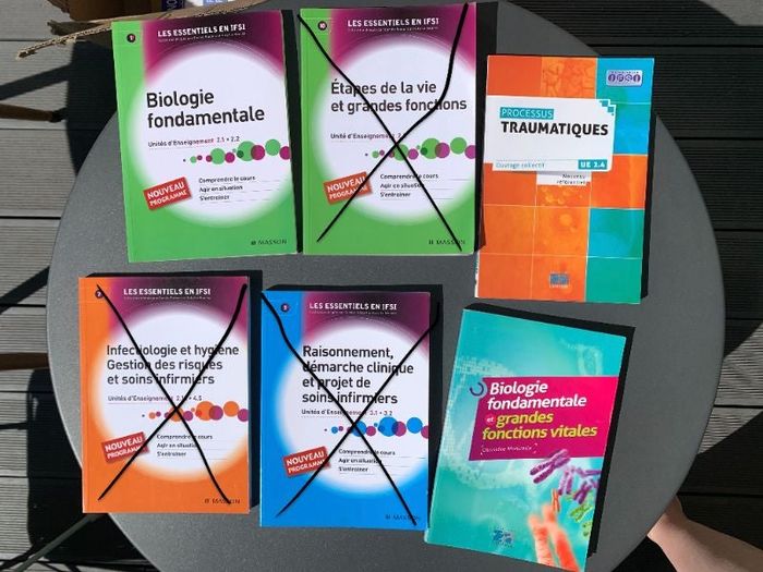 Essentiels IFSI diverses unités enseignements parfait état