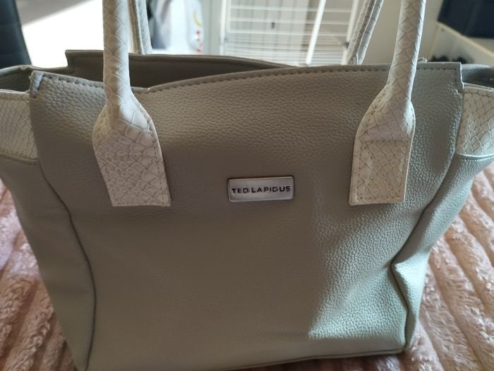 Sac banc et gris - photo numéro 3