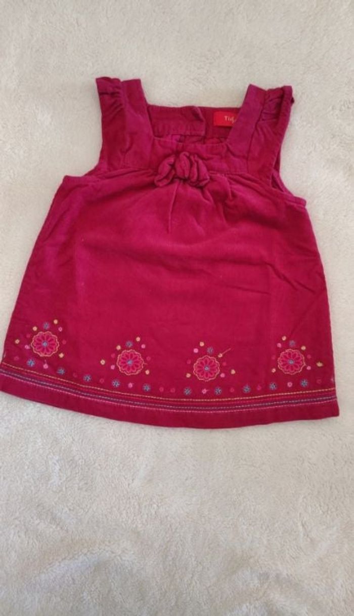 Robe velours 3 mois