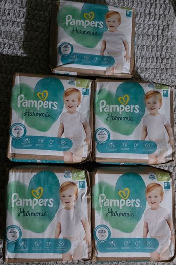 Couches Pampers Harmonie taille 6x5
