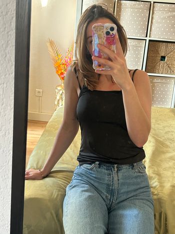 Débardeur noir simple