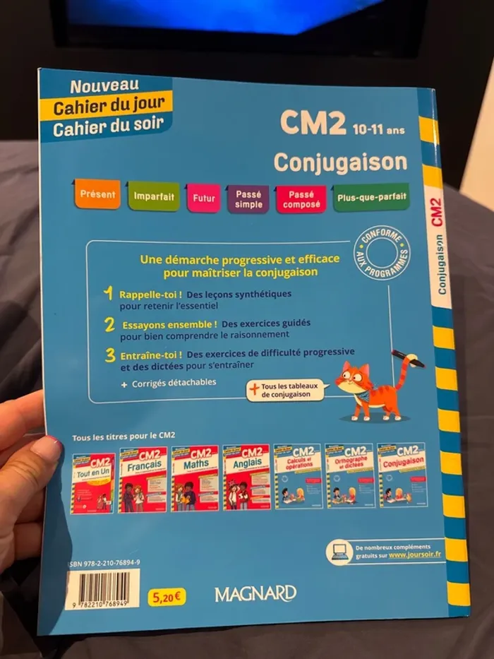Cahier de conjugaison CM2 - photo numéro 2