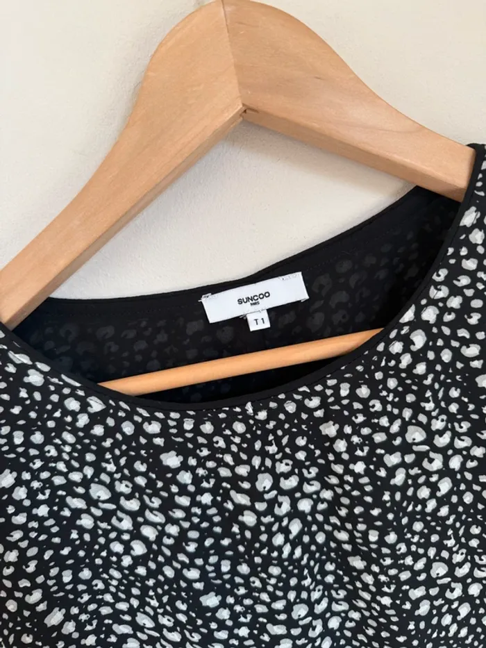 Robe Suncoo noir pois blancs - photo numéro 5