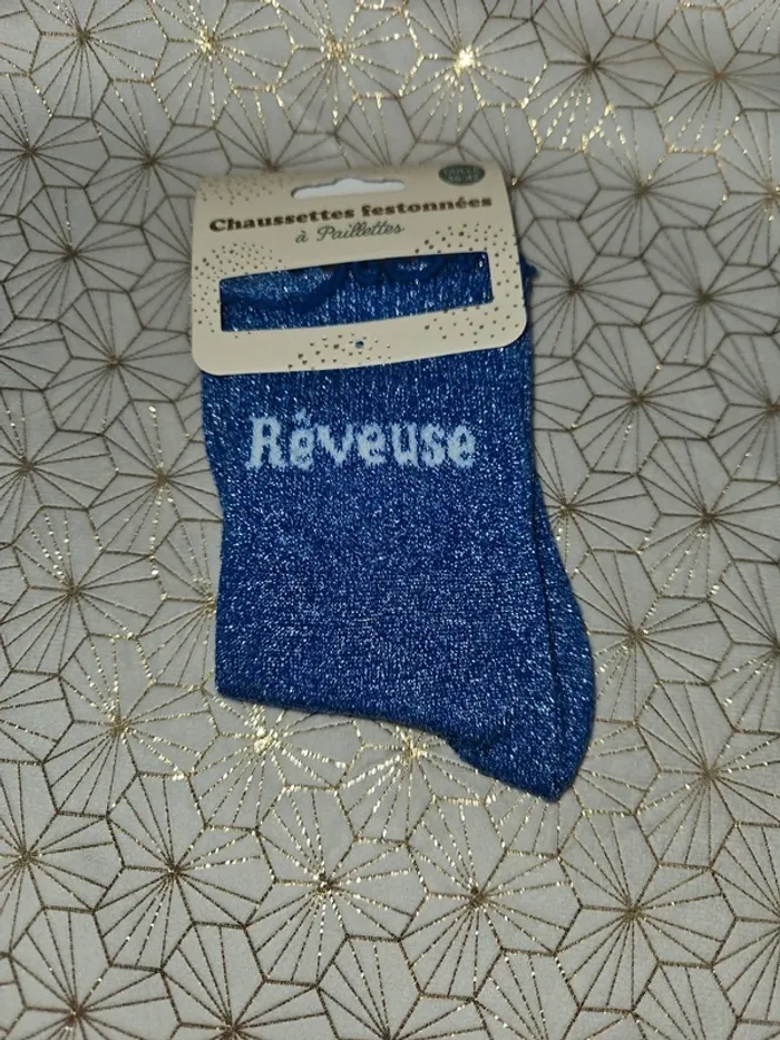Chaussettes festonnées rêveuse