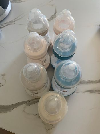 6 biberons tétine une